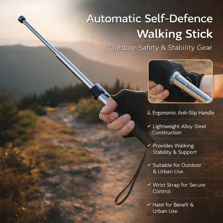Self Defense Walking Stick Automatic Outdoor Gear